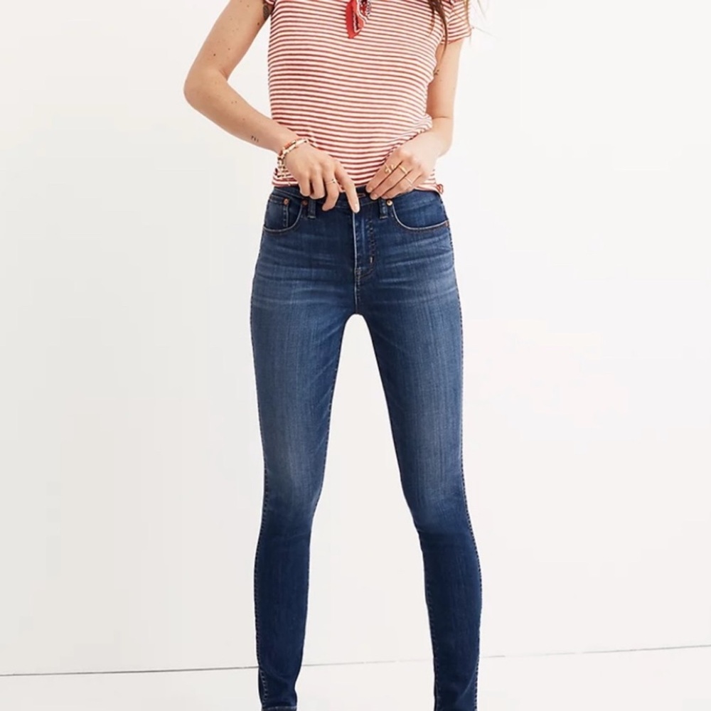 Madewell High-Riser Skinny Jeans - Size 30, Good Condition